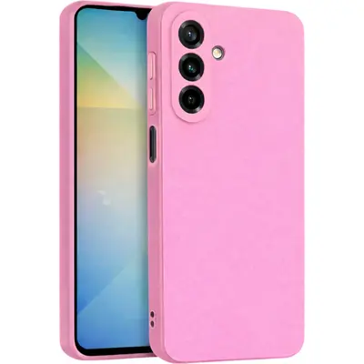 Matt TPU Case with Camera Protection for Samsung Galaxy A26 Pink