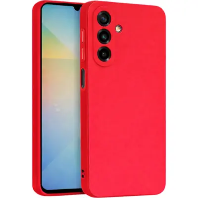Matt TPU Case with Camera Protection for Samsung Galaxy A26 Red
