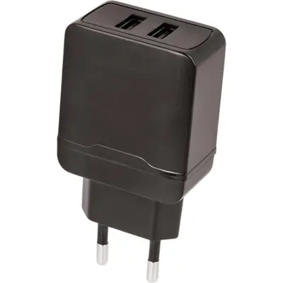 Maxlife MXTC-02 Φορτιστής Τοίχου 2 x USB 2.4A Μαύρο