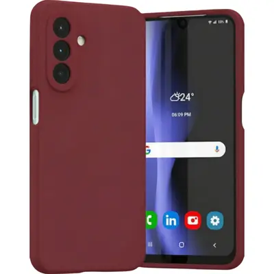 Silicon case protect lens for Samsung Galaxy A26 5G Burgundy