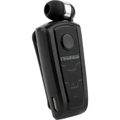 Fineblue F910 Clip-On Bluetooth 5.4 Wireless Headset με Mic & Θύρα Type-C Black