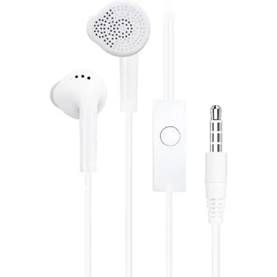 MLK+ R-820 Ενσύρματα Ακουστικά In-Ear με Μικρόφωνο Jack 3.5mm Braided Καλώδιο Λευκό