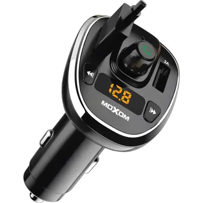 MOXOM MX-VC12 FM Transmitter Αυτοκινήτου Bluetooth 5.0 15W με Hands-Free & TF Card