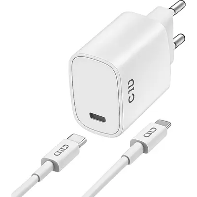 Otu KT02-I Φορτιστής με Θύρα USB-C και Καλώδιο USB-C - Lightning 20W Λευκός
