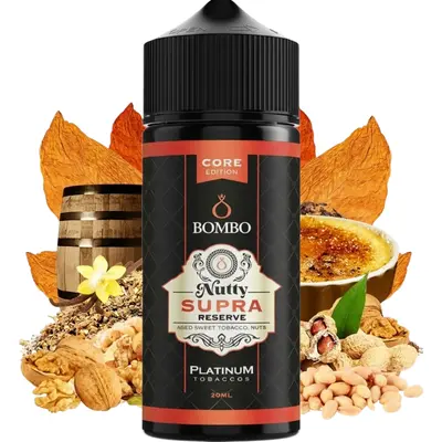 Bombo Platinum Tobaccos Nutty Supra Reserve Core Edition 20ml/120ml Flavorshot