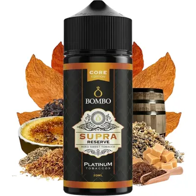 Bombo Platinum Tobaccos Supra Reserve Core Edition 20ml/120ml Flavorshot