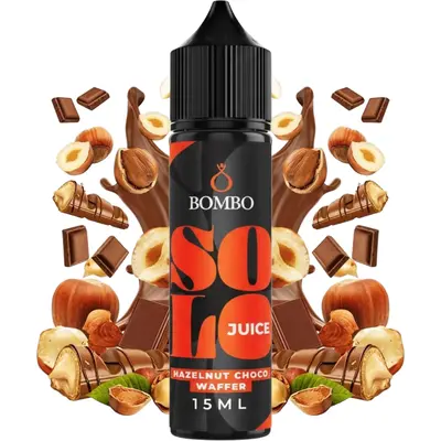 Bombo Solo Hazelnut Choco Wafer 15ml/60ml Flavorshot