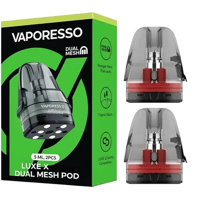Vaporesso Luxe X Pod Dual Mesh Coil 5ml 0.4ohm (2τμχ)