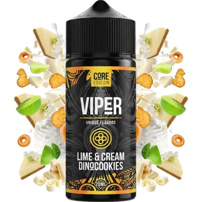Viper Golden Owl Lime & Cream Dinocookies Core Edition 20ml/120ml Flavorshot