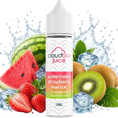 CloudBar Juice Watermelon Strawberry Kiwi Ice 12/60ml Flavorshots