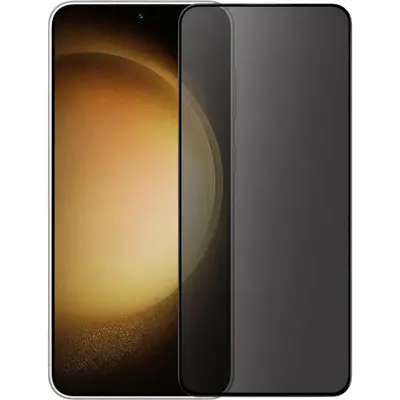 Full Glue Privacy Tempered Glass 3D for Samsung Galaxy S23 Plus Black Frame