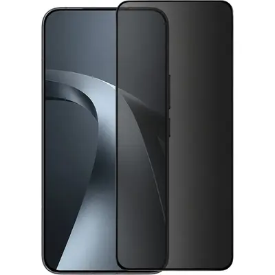 Full Glue Privacy Tempered Glass 3D for Xiaomi 17T Pro black frame
