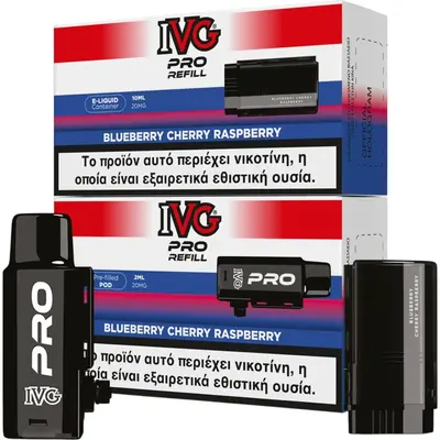 IVG Pro Refill Blueberry Cherry Raspberry 20mg 2ml+10ml