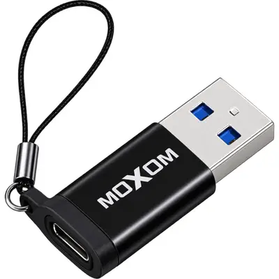 Moxom MX-CB144 AP OTG Adapter USB 3.0 USB-A Male σε USB-C Female Black