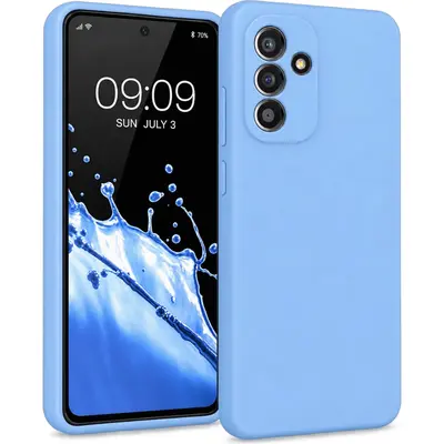 ObaStyle Matt TPU case protect lens for Samsung Galaxy A27 Light Blue