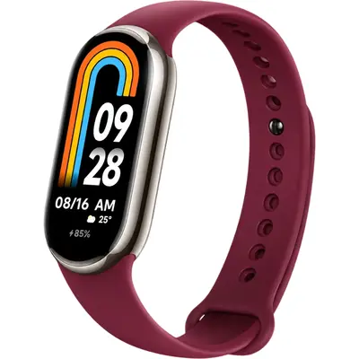 Obastyle Λουράκι Σιλικόνης Xiaomi Mi Smart Band 8/9 Burgundy
