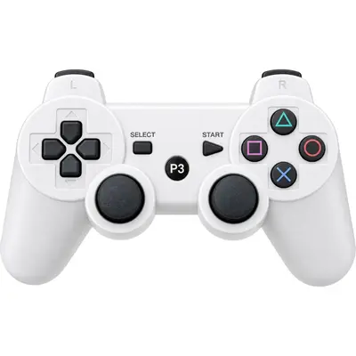 PS3 Doubleshock Wireless Controller White