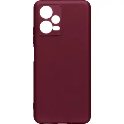 Silicon case protect lens for Xiaomi Redmi Note 12 5G Burgundy