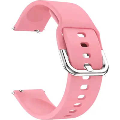 Λουράκι Smartwatch Σιλικόνης Soft Touch Universal 18mm Pink