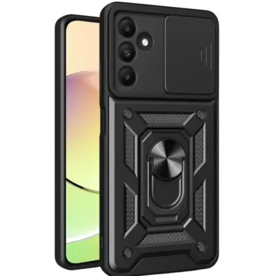 Defender Armor Ring case for Samsung Galaxy A36 5G Black