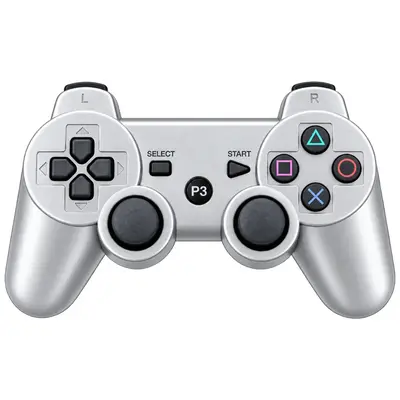 PS3 Doubleshock Wireless Controller Silver