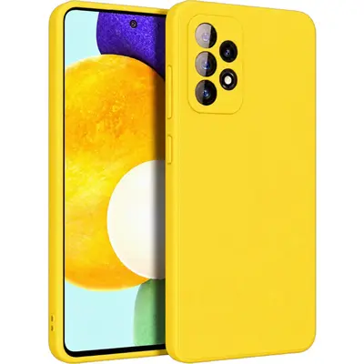 Silicon case protect lens for Samsung Galaxy A52 /52s Yellow