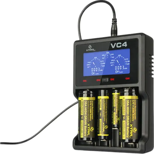 XTAR VC4 Φορτιστής μπαταριών XTAR VC4 Φορτιστής μπαταριών