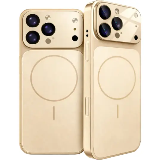 MagSafe AG Glass Design Case for iPhone 17 Pro Max Gold