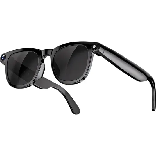 MLK+ CY01 AI Smart Glasses με Κάμερα 8MP, Bluetooth & Μετάφραση σε Πραγματικό Χρόνο Black