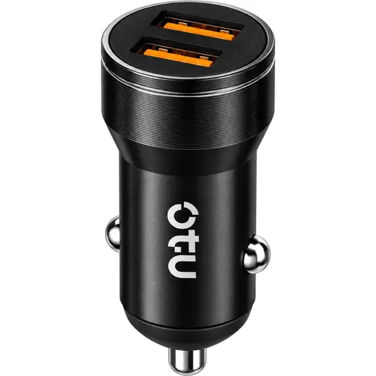 Otu C05 Φορτιστής Αυτοκινήτου 2.4A με Θύρες: 2xUSB Black