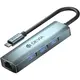 Devia USB 3.0 Hub 4 Θυρών με σύνδεση USB-C Γκρι