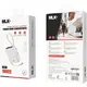 MLK+ LX17 Power Bank 10000mAh 22.5W με Ενσωματωμένα Καλώδια USB-C & Lightning Silver